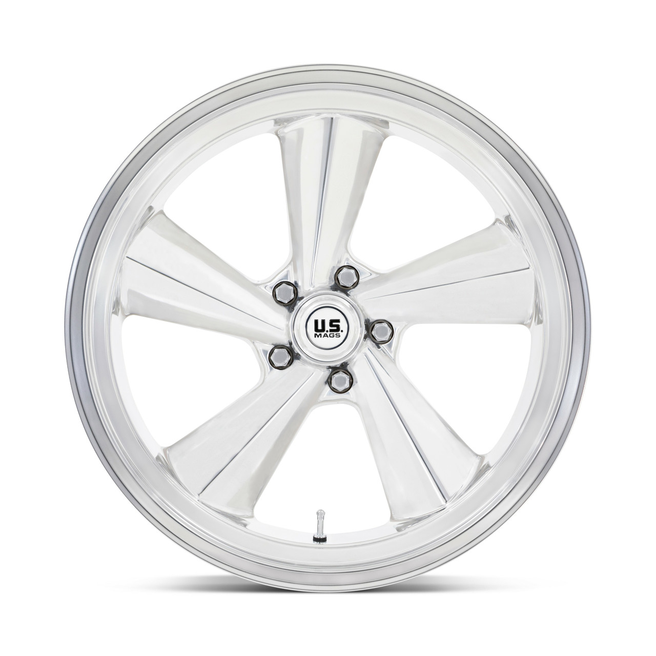 US Mag 1PC U135 TS 22x9 5x5.0 Polished Wheel 22" 15mm Rim