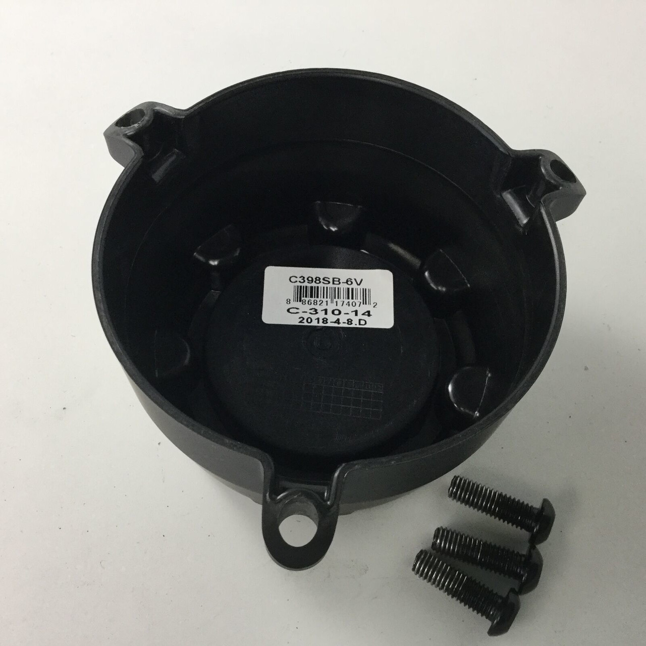 Vision Wheel C398SB-6V 412 Rocker satin black 6-lug replacement center cap