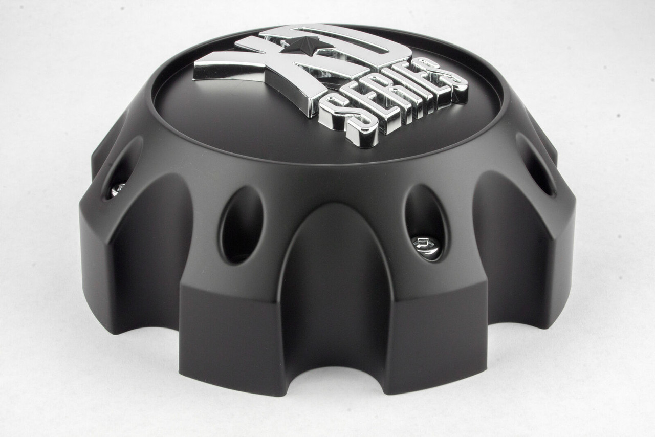 XD Series KMC 1079L170MB Matte Black Center Cap for 8 Lug Wheels Screws Included