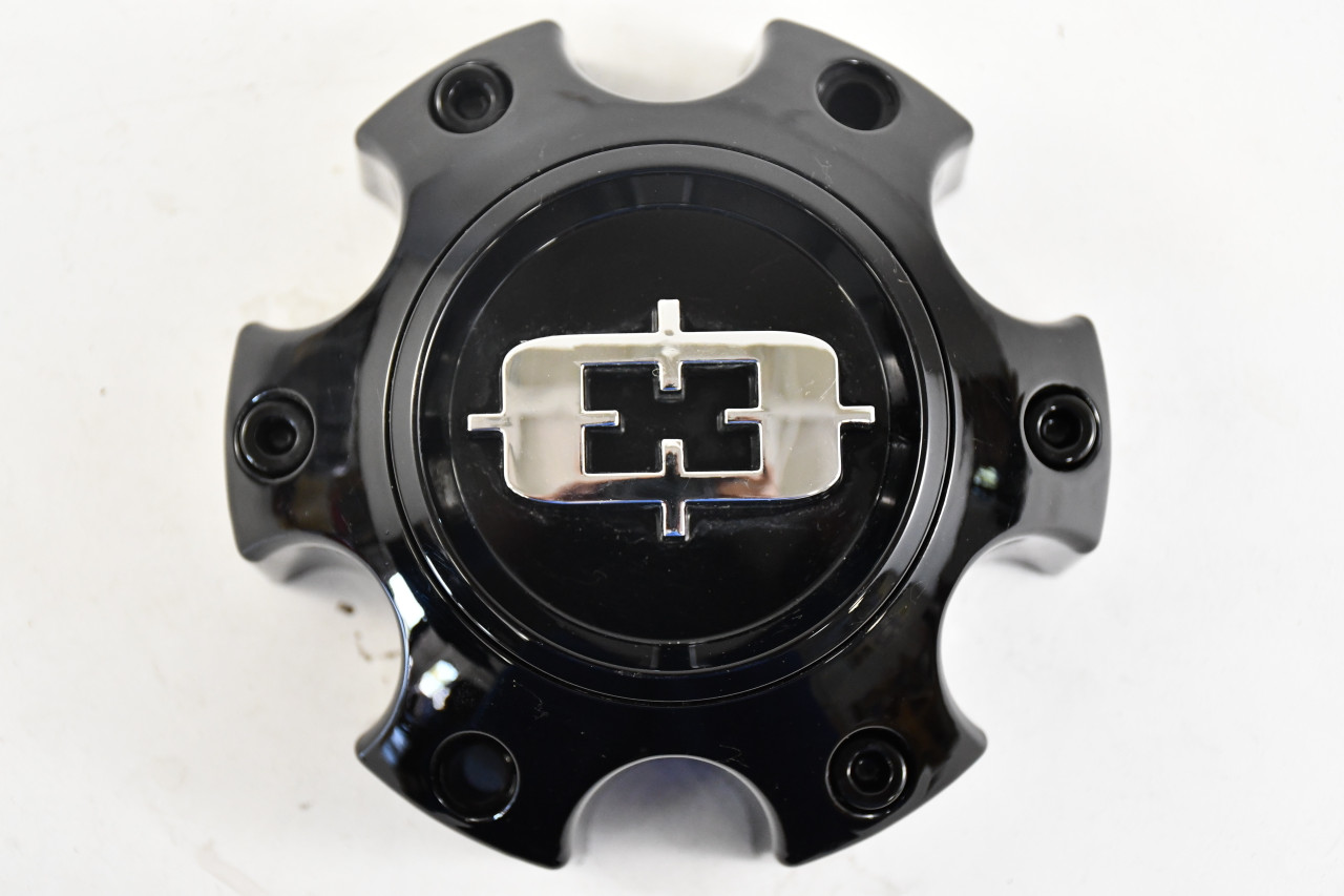 Vision 415 6 Lug Glossy Black Center Cap Hub Cap C415GB-6V C-642-10 5.75"