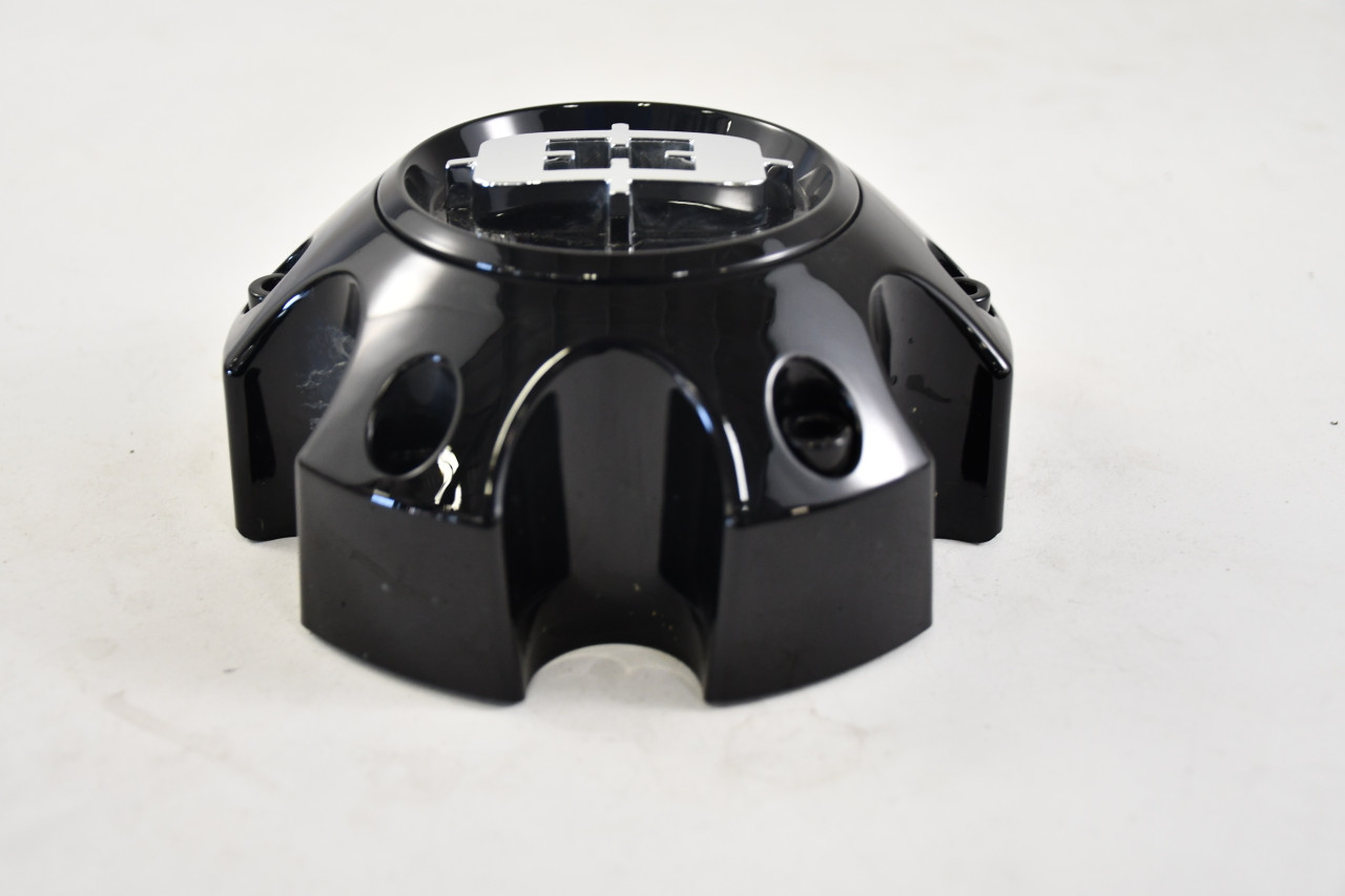Vision 415 6 Lug Glossy Black Center Cap Hub Cap C415GB-6V C-642-10 5.75"