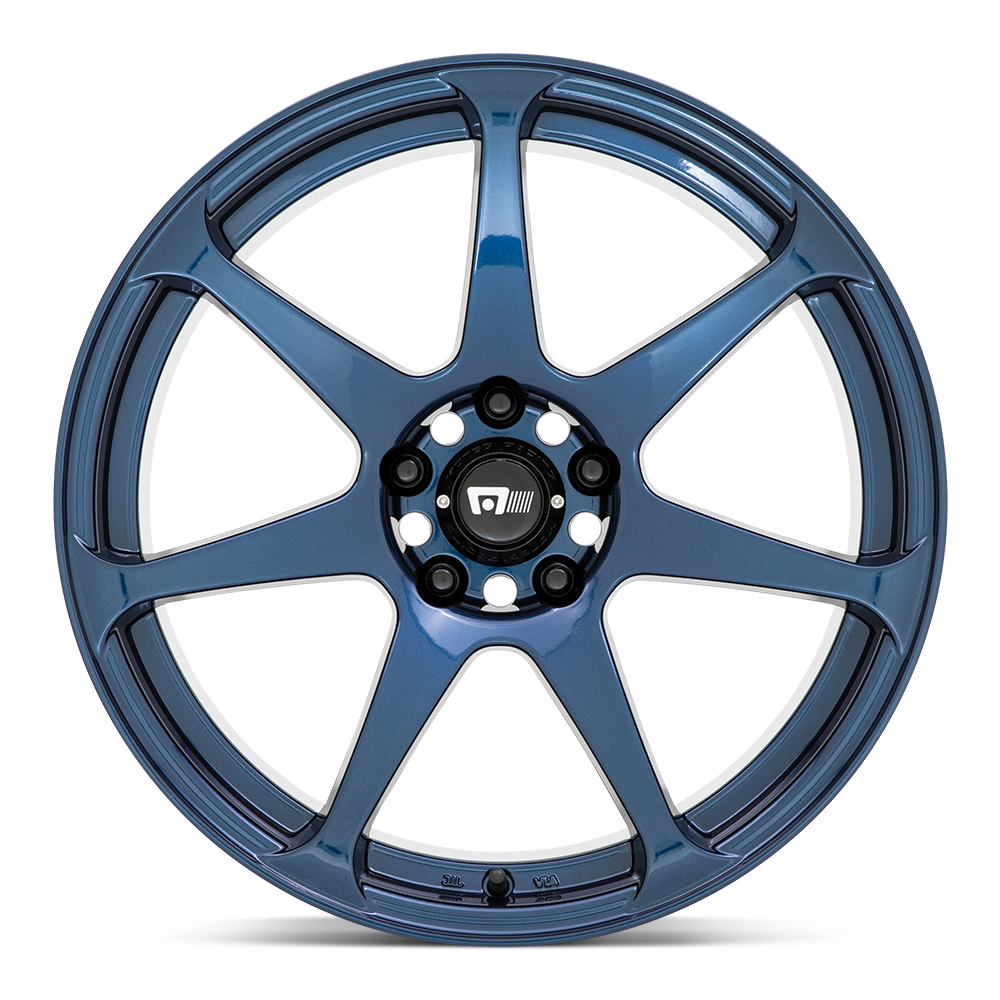 18" Motegi MR154 Battle 18x8 5x4.5 43mm Midnight Blue Car Sedan Coupe SUV Wheel Rim