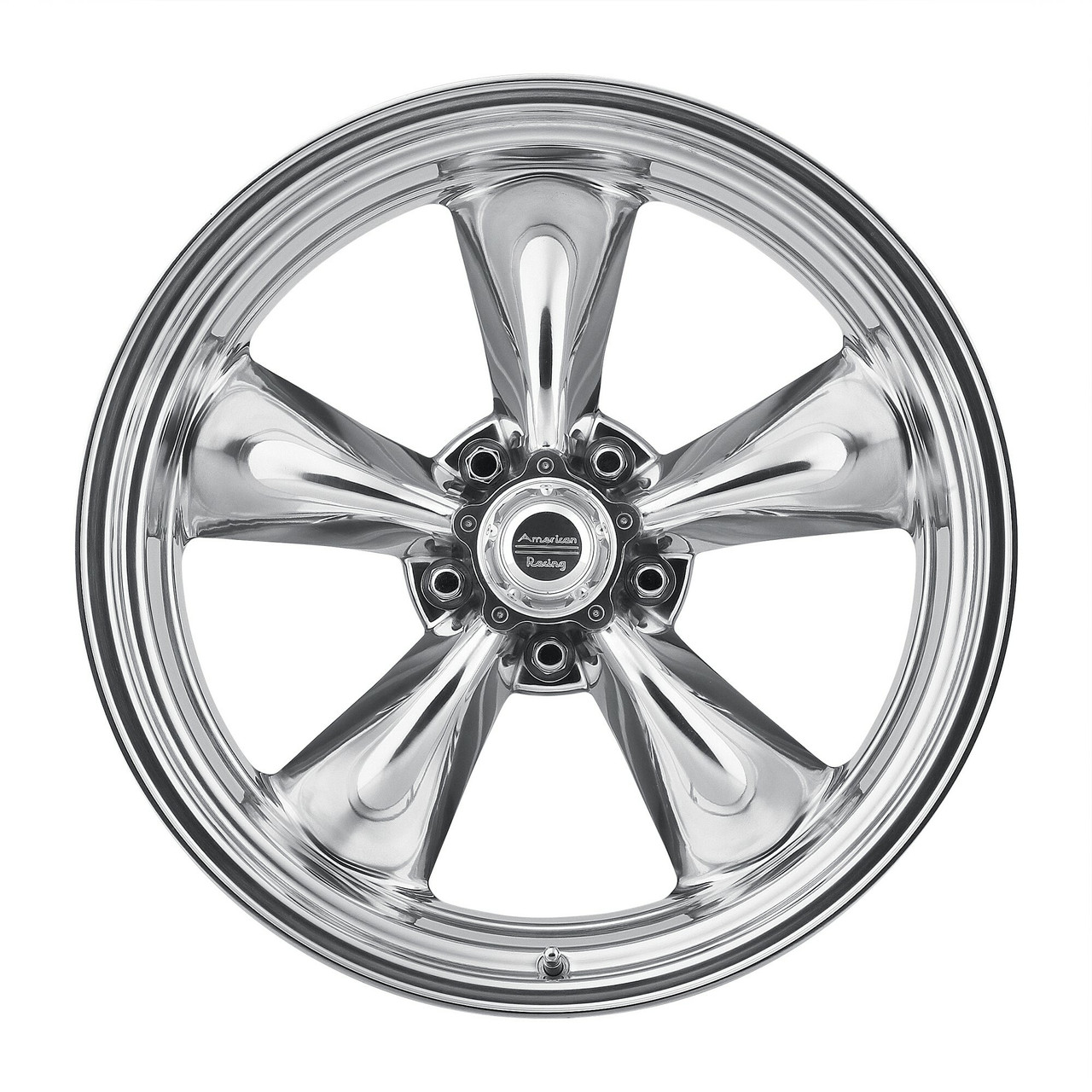 American Racing Vintage VN515 Torq Thrust II 17x9.5 5x5.0 Polished Wheel 17" 8mm