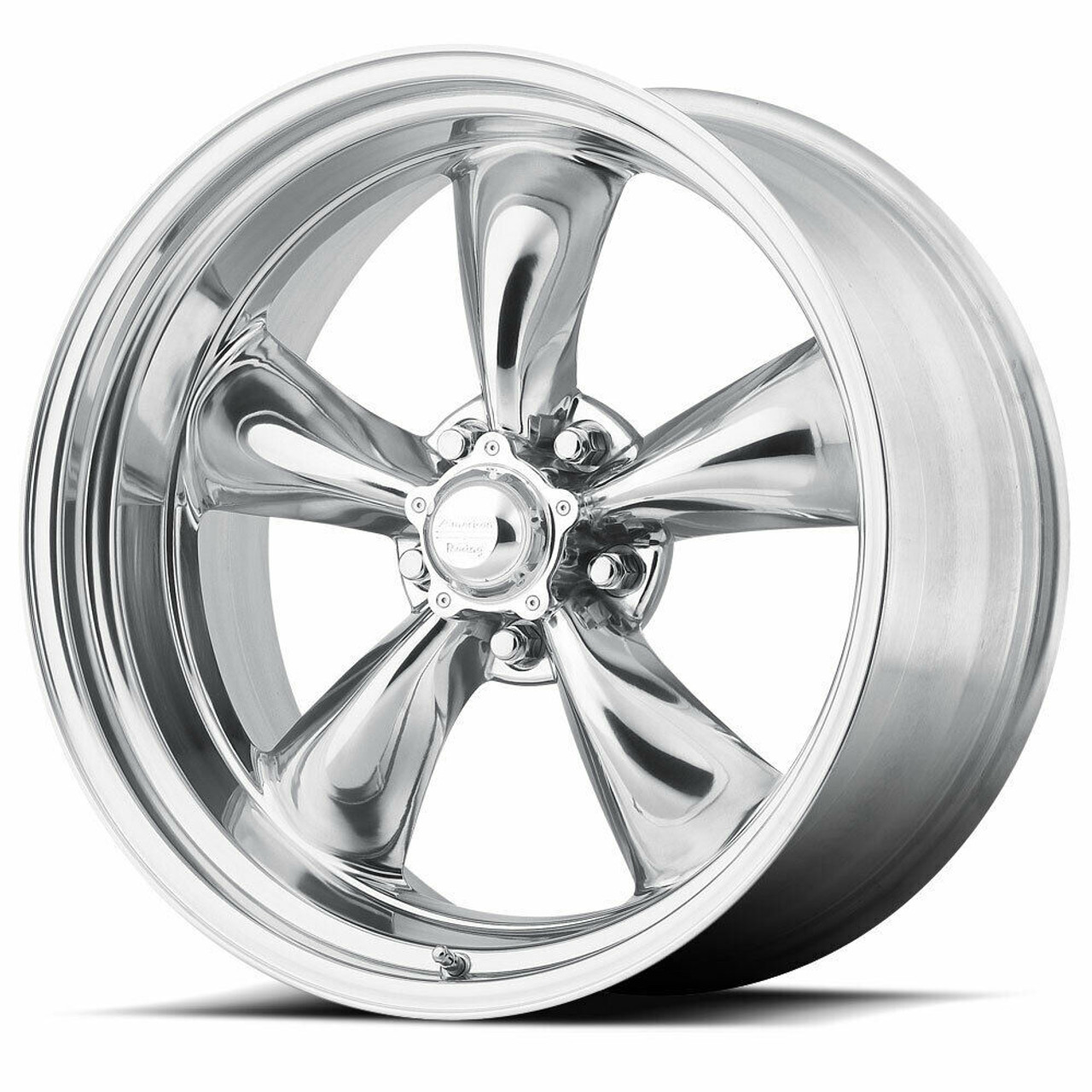 American Racing Vintage VN515 Torq Thrust II 22x11 5x5.0 Polished Wheel 22" 18mm
