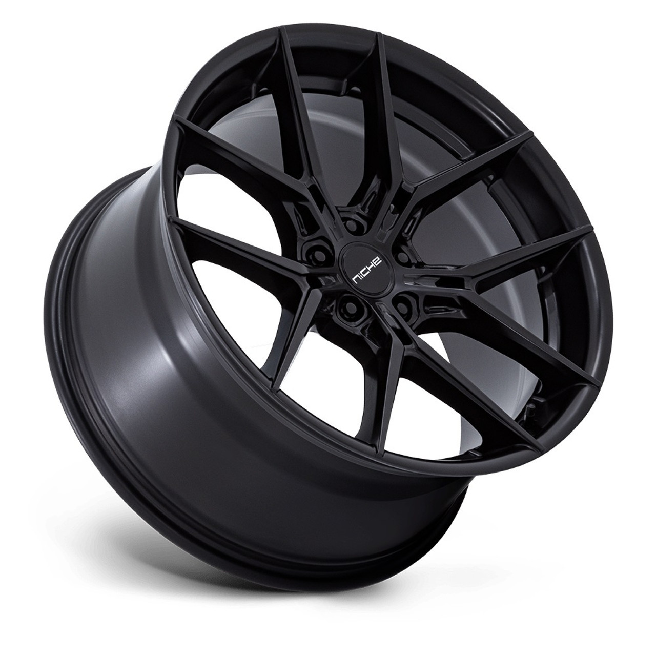 Set 4 18" Niche 1PC NC279 PRODIGY 5 Matte Black 18x8.5 Wheels 5x120  35mm Rims