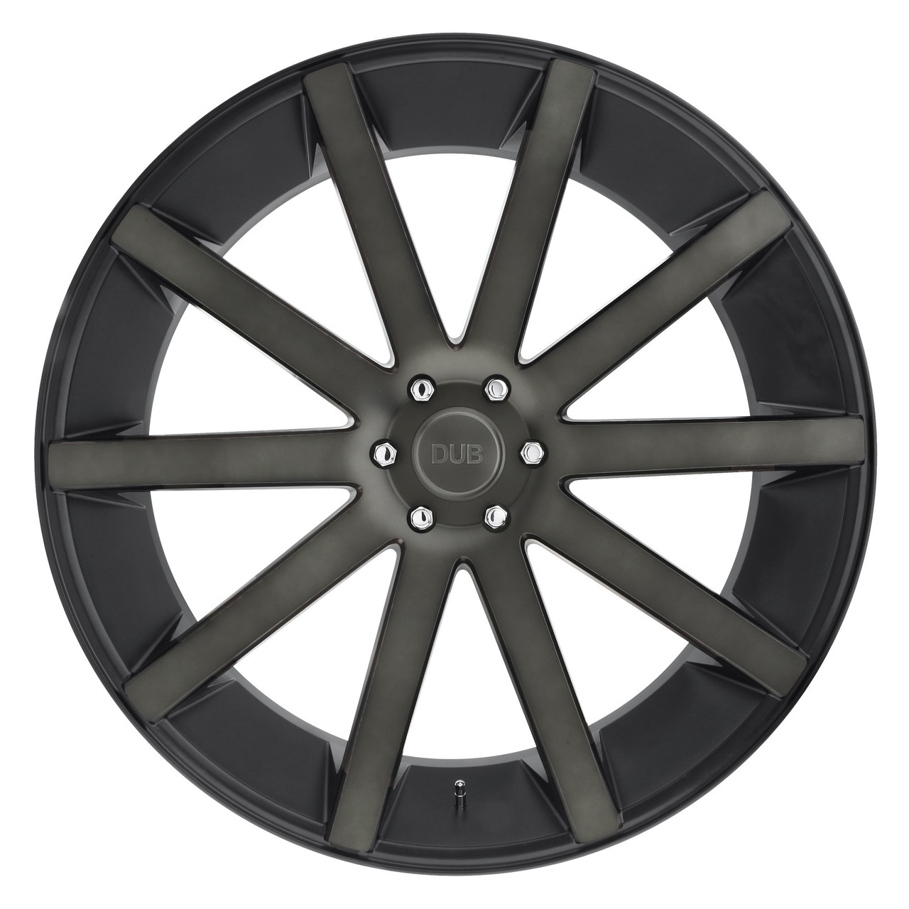 DUB  S121 Shot Calla 24x10 6x5.5 Matte Black Double Dark Tint Wheel 24" 20mm DUB  S121 Shot Calla 24x10 6x5.5 Matte Black Double Dark Tint Wheel 24" 20mm