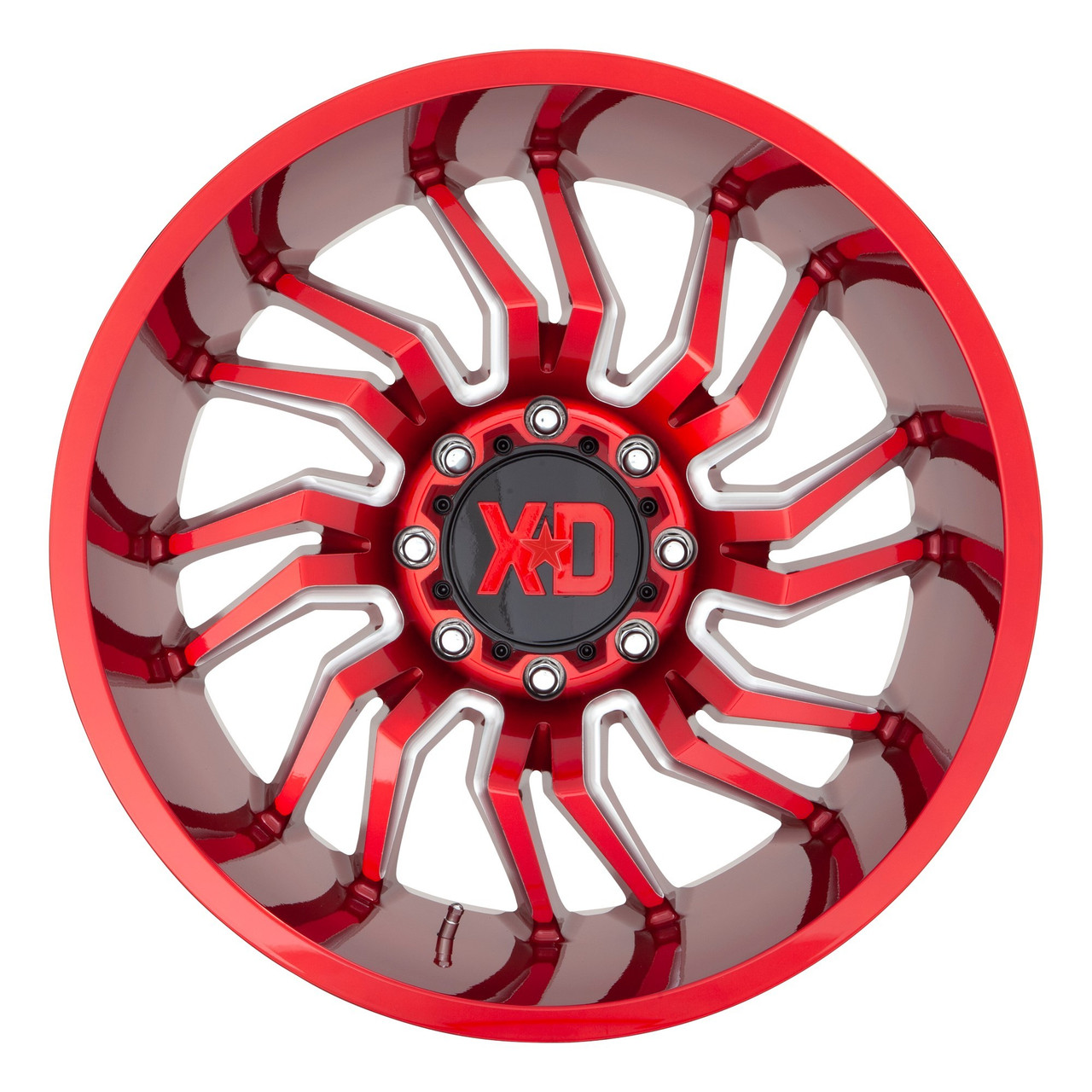 XD XD858 Tension 22x10 8x170 Candy Red Milled Wheel 22" -18mm Rim