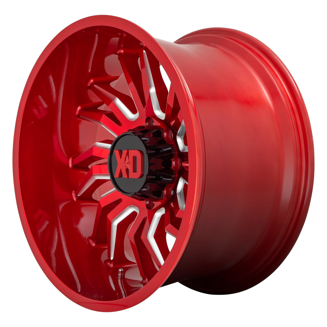 XD XD858 Tension 22x10 8x170 Candy Red Milled Wheel 22" -18mm Rim