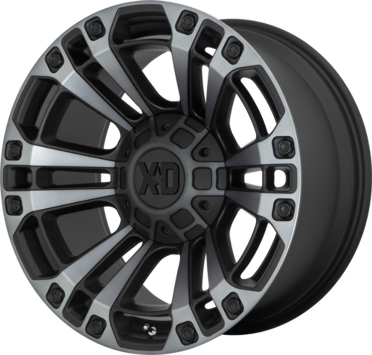 XD XD851 Monster 3 20x10 6x135 6x5.5 Satin Black Gray Tint Wheel 20" -18mm