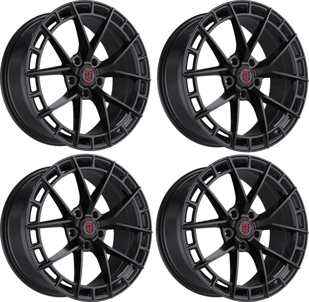 TIS Motorsports 504B Wheels 22 Inch 6x5.5 (6x139.7) Gloss Black A2i Wh