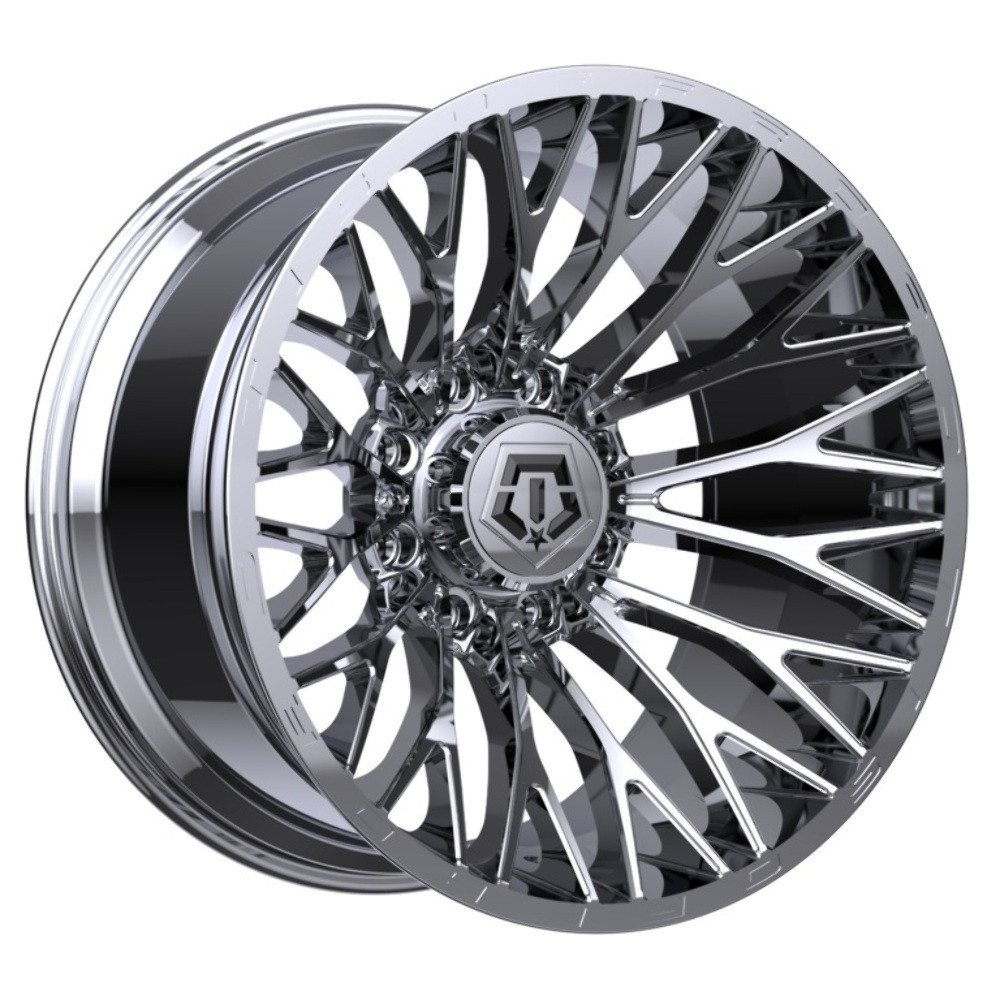 TIS 566C Wheels 20 Inch 8x6.5 (8x165.1) Chrome Plated A2i Wheel and Ti