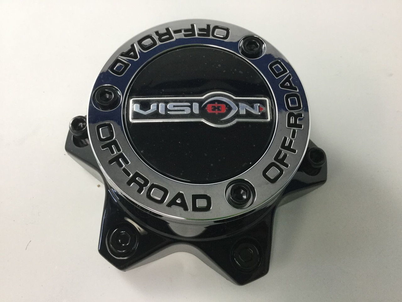 Vision Fury C394PLGB-6V Gloss Black Center Cap
