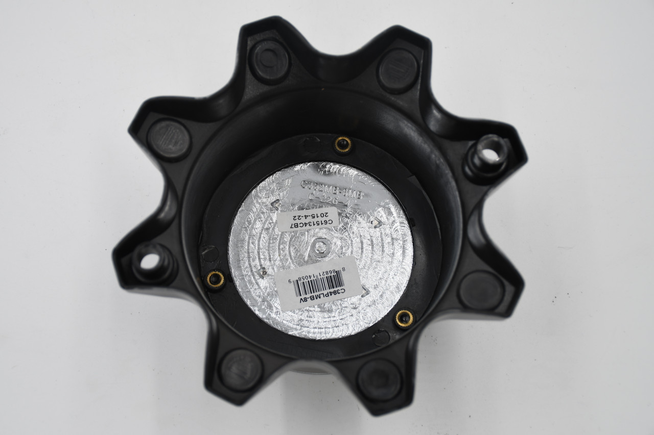 Vision Matte Black Center Cap Hub Cap C394PLMB-8V 7" 8 Lug Vision Wheels