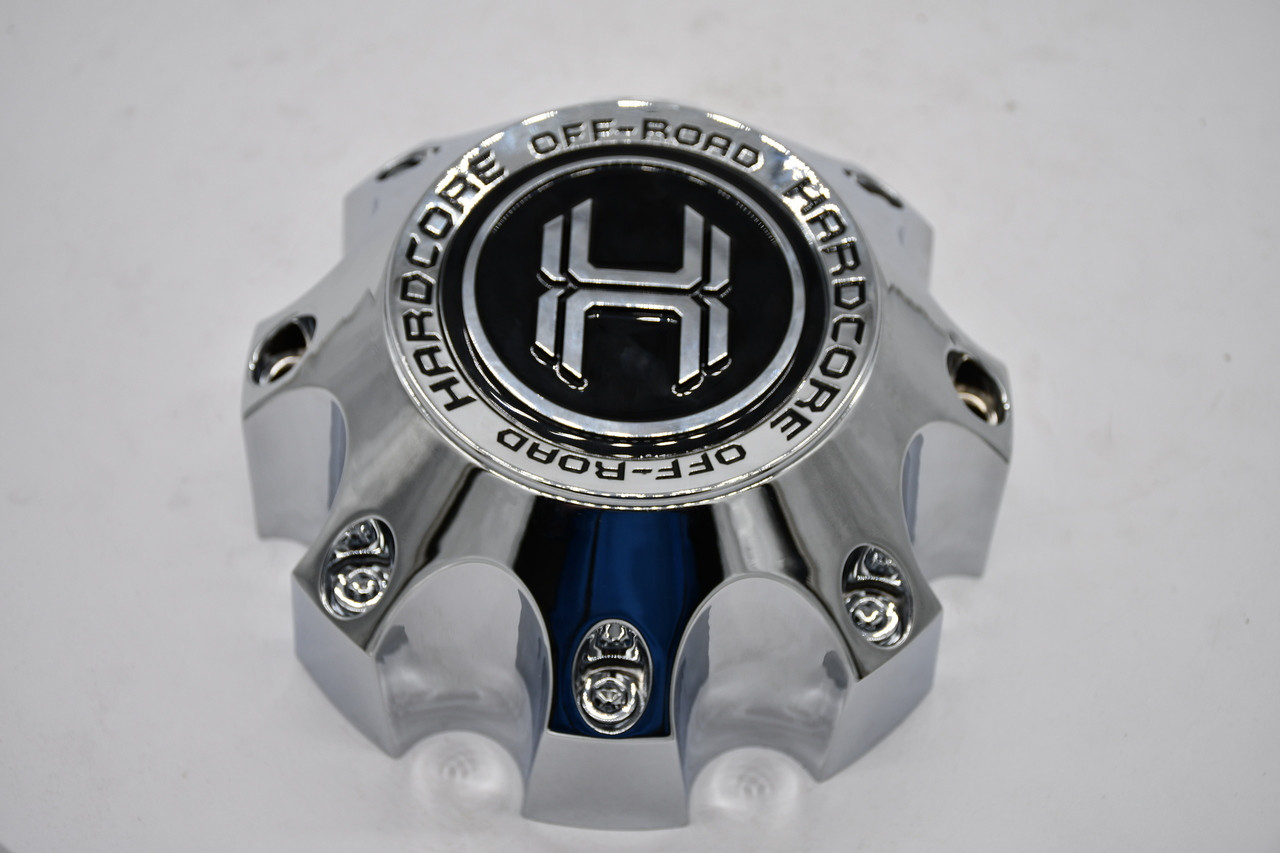 Hardcore Offroad Chrome Wheel Center Cap Hub Cap CAP-HC24/25(C)-8LUG-XL 6.5