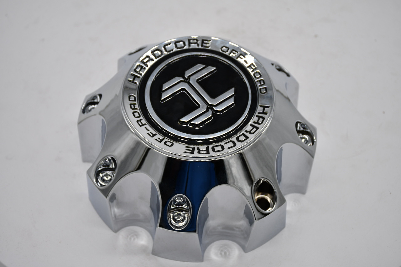 Hardcore Offroad Chrome Wheel Center Cap Hub Cap CAP-HC24/25(C)-8LUG-XL 6.5