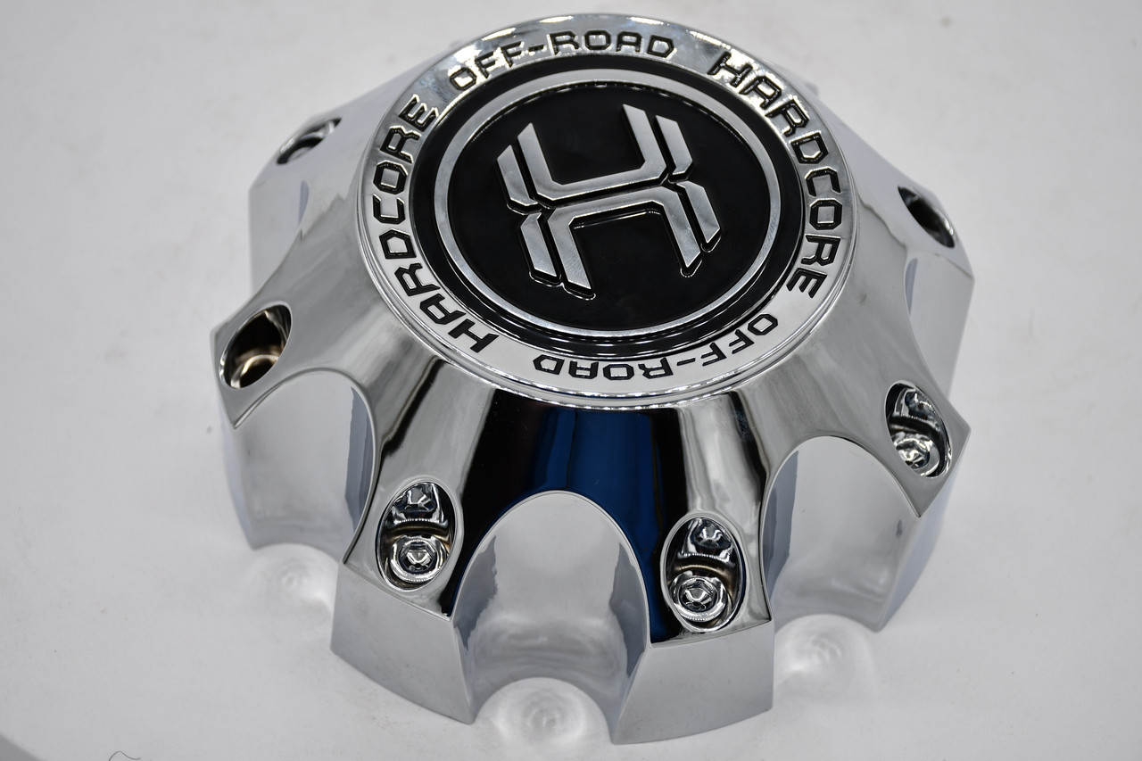 Hardcore Offroad Chrome Wheel Center Cap Hub Cap CAP-HC24/25(C)-8LUG-XL 6.5