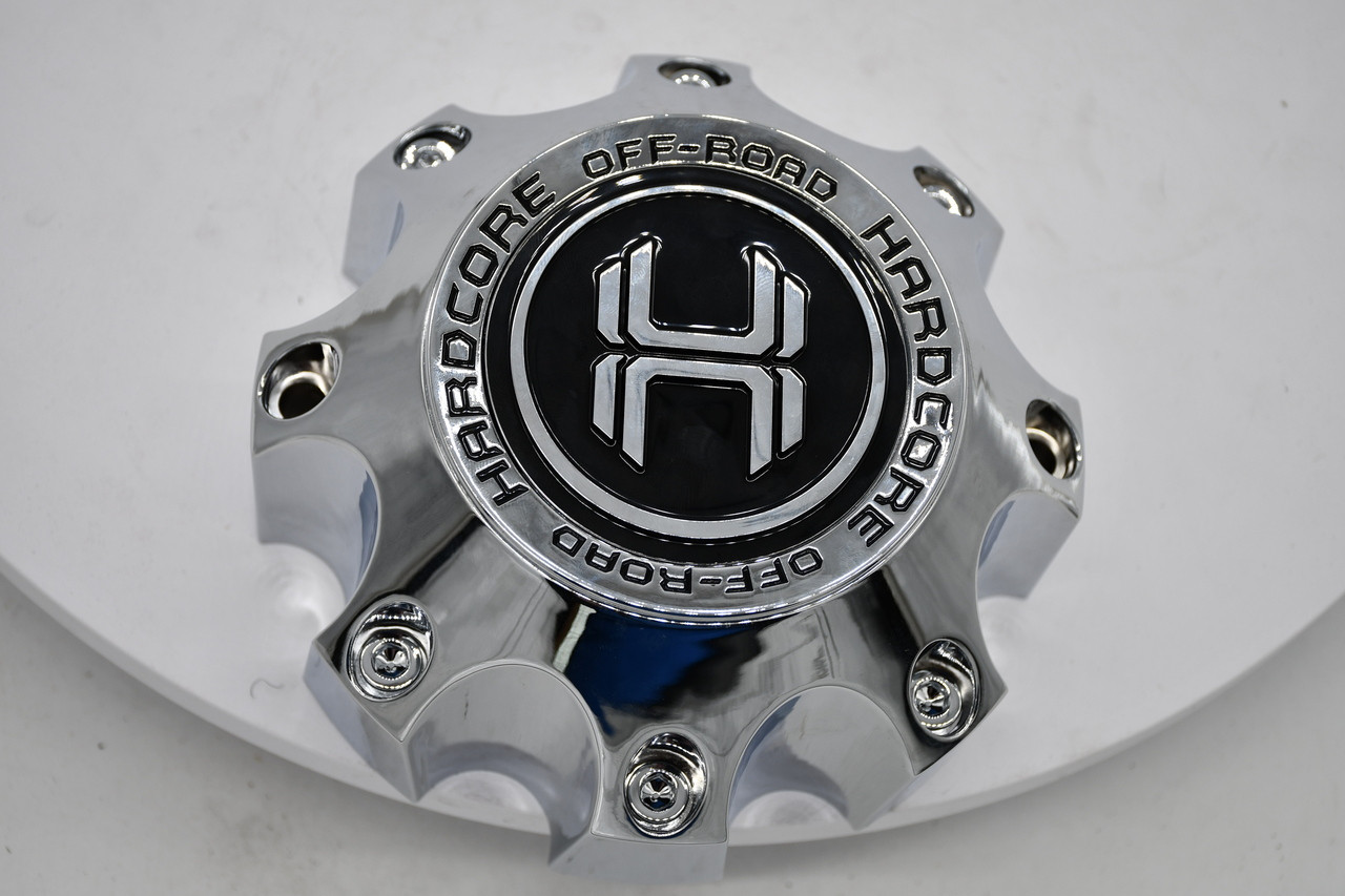 Hardcore Offroad Chrome Wheel Center Cap Hub Cap CAP-HC24/25(C)-8LUG-XL 6.5