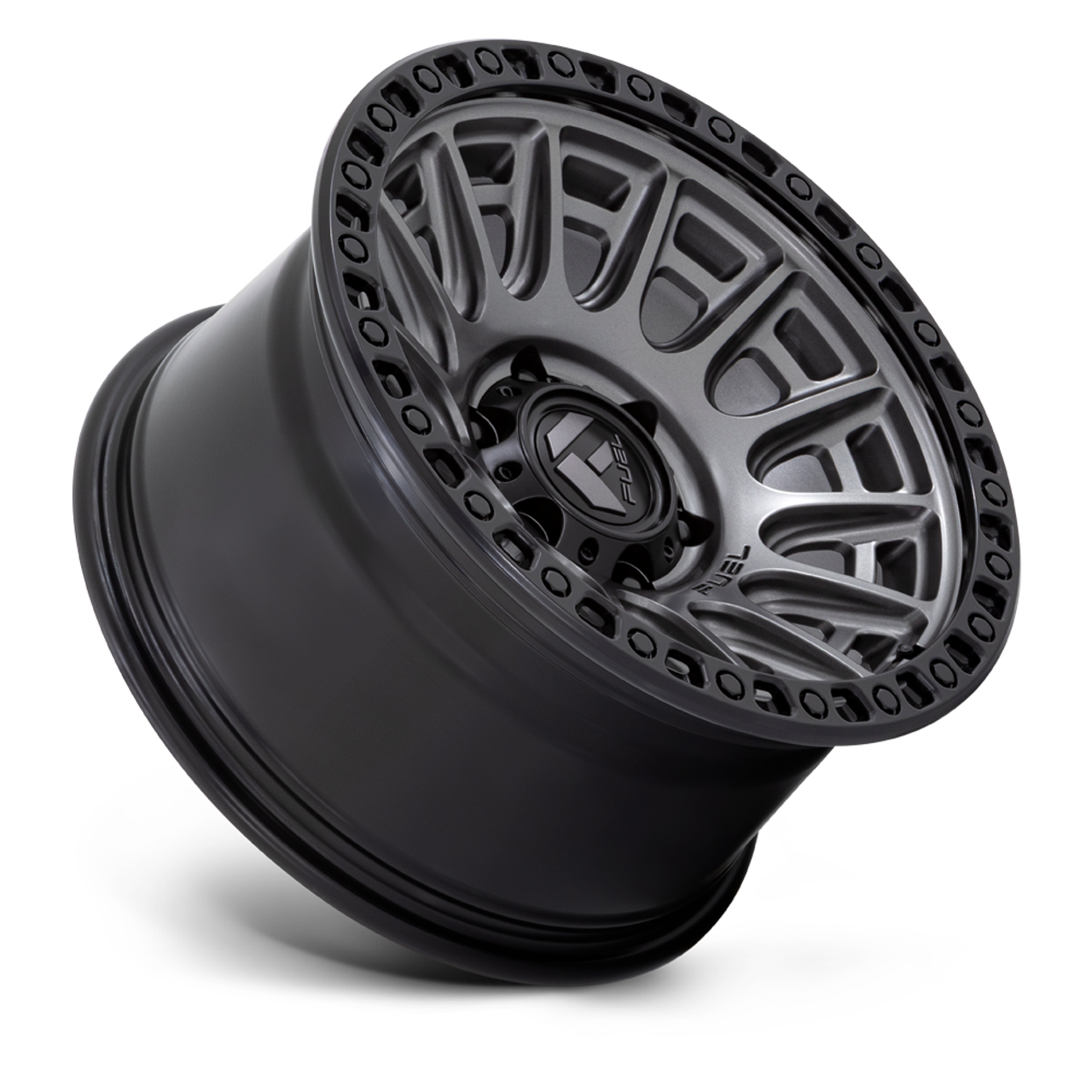 17" Fuel D835 Cycle 17x8.5 6x4.5 34mm Wheel Matte Gunmetal Black Ring Rim