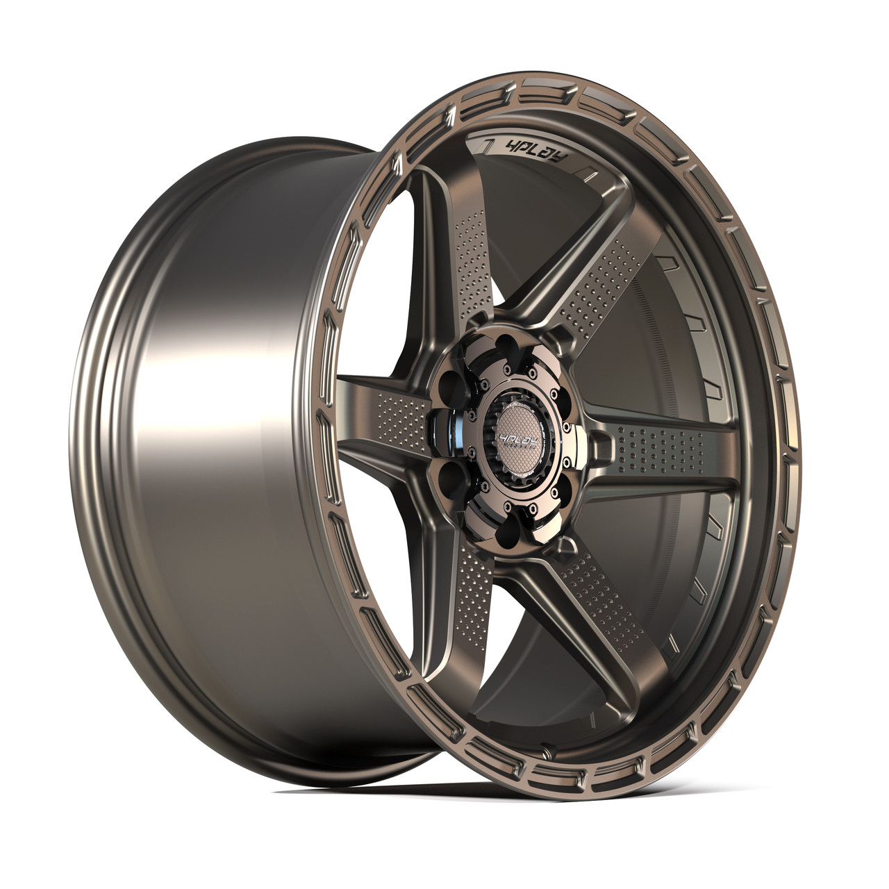 20" 4PLAY 4P63 Bronze 20x10 6x5.5 6x135 -18mm For Ford Lincoln Chevy GMC Ram Rim