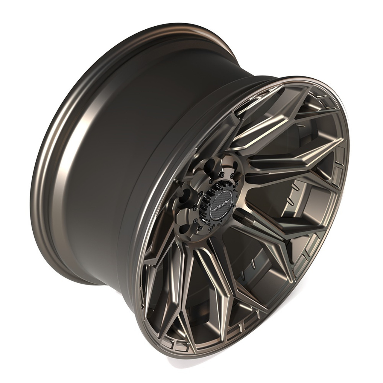 20" 4PLAY 4P83 Bronze 20x10 Wheel 6x5.5 6x135 -18mm For Chevy GMC Ram Ford Rim