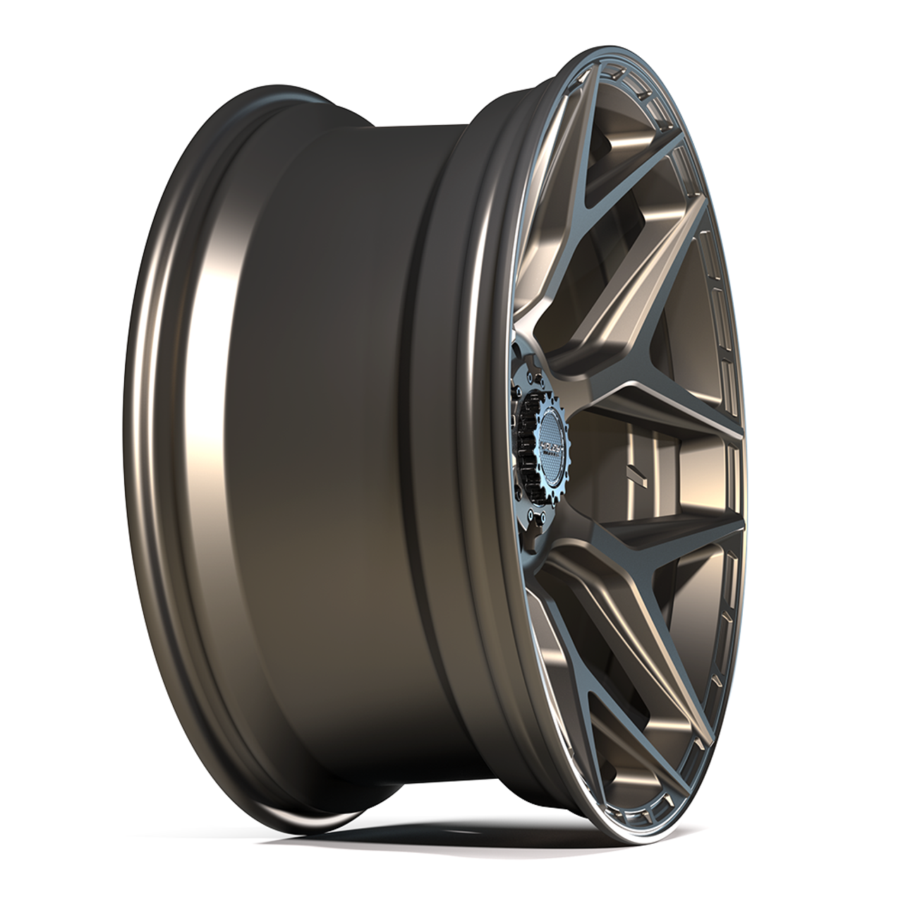 22" 4PLAY 4P06 22x10 6x5.5 6x135 -18mm Wheel Bronze For Chevy GMC Ford Lincoln