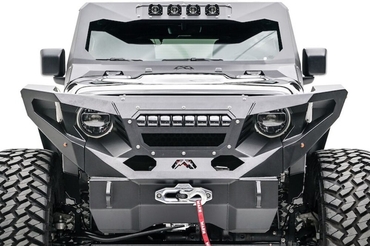 Fab Fours Grumper Light Bar Mounting Kit GR4606-1 Fits 18-25 Wrangler 20-25 Gladiator Jeep
