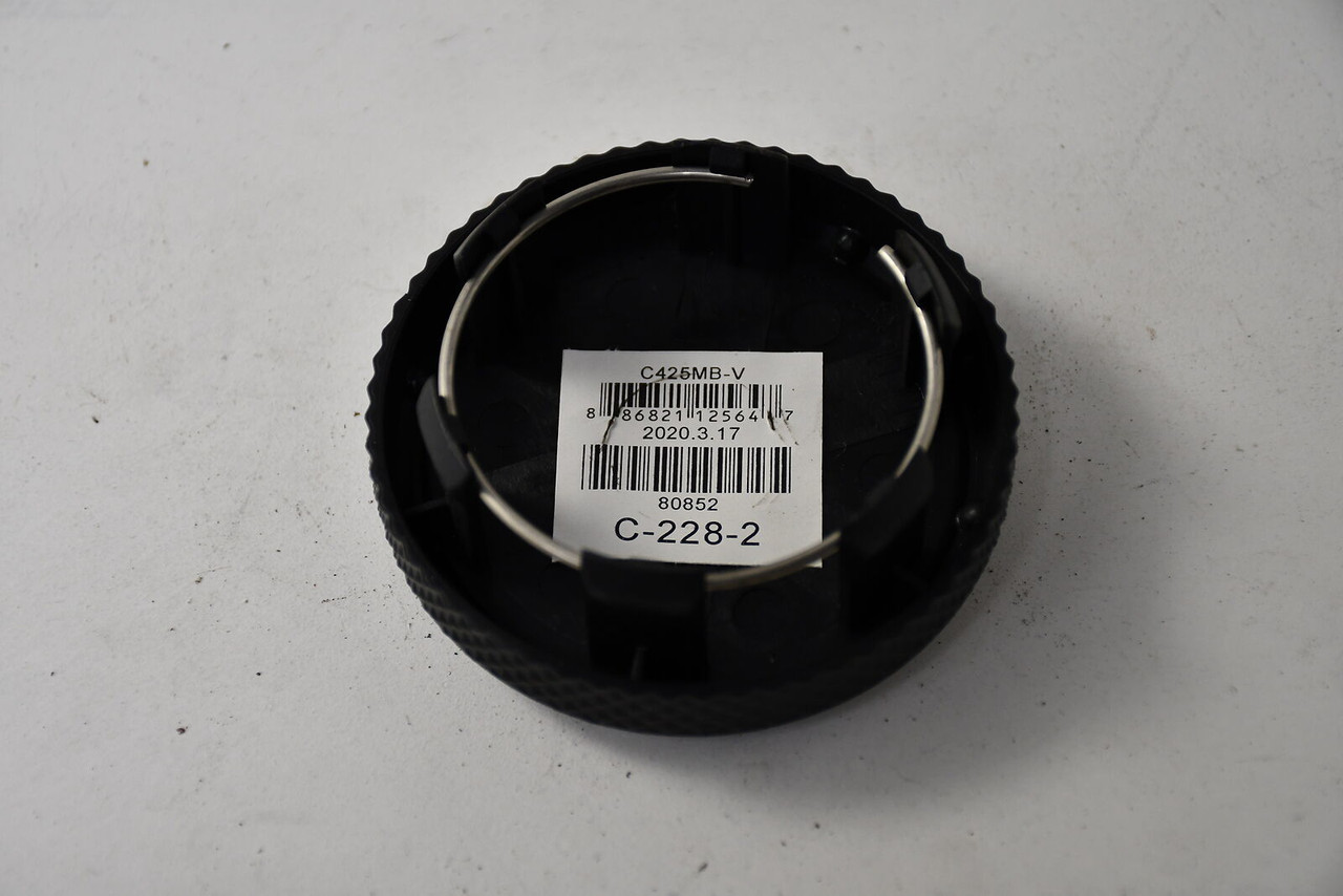 Vision Matte Black Push Thru Center Cap Hub Cap C-228-2