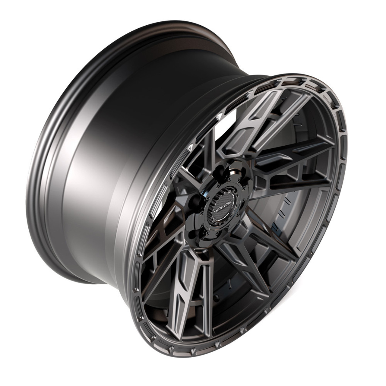 17" 4PLAY 4PS20 Satin Black 17x9 6x5.5 6x135 -6mm For Ford Lincoln Chevy GMC Ram