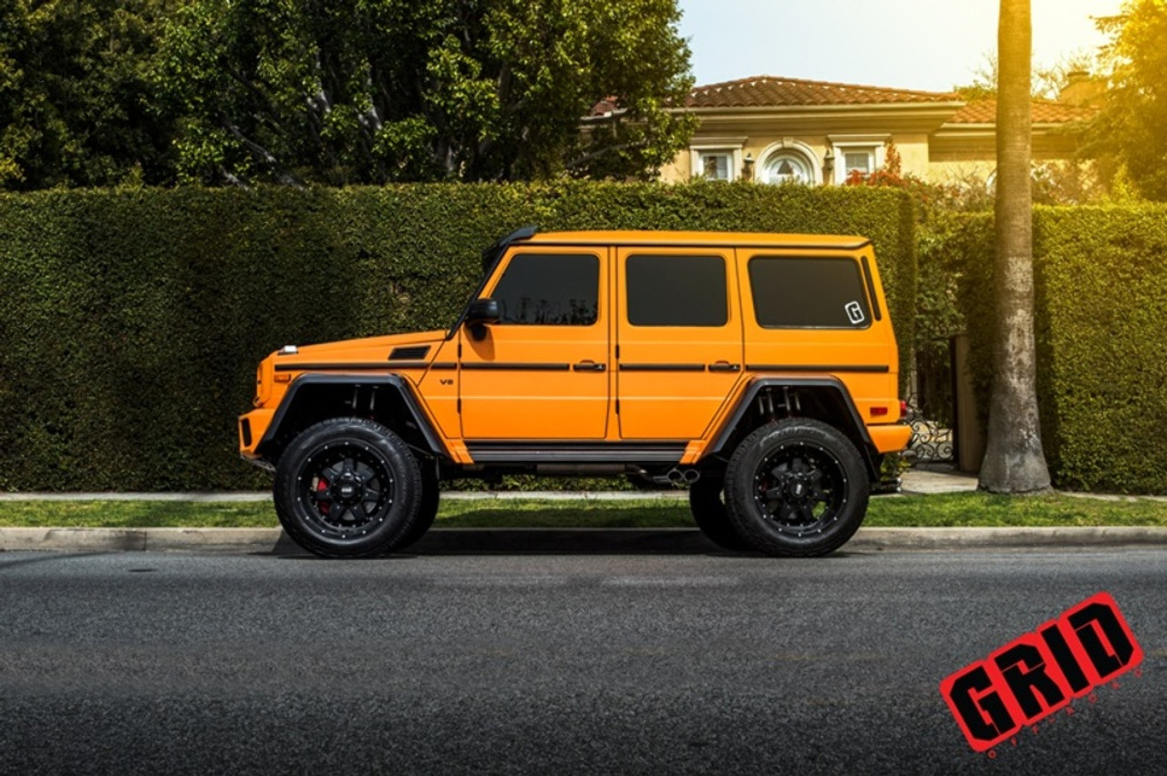 20" Grid Offroad GD01 Matte Black 20x9 Wheel 5x5 5x5.5 15mm Rim