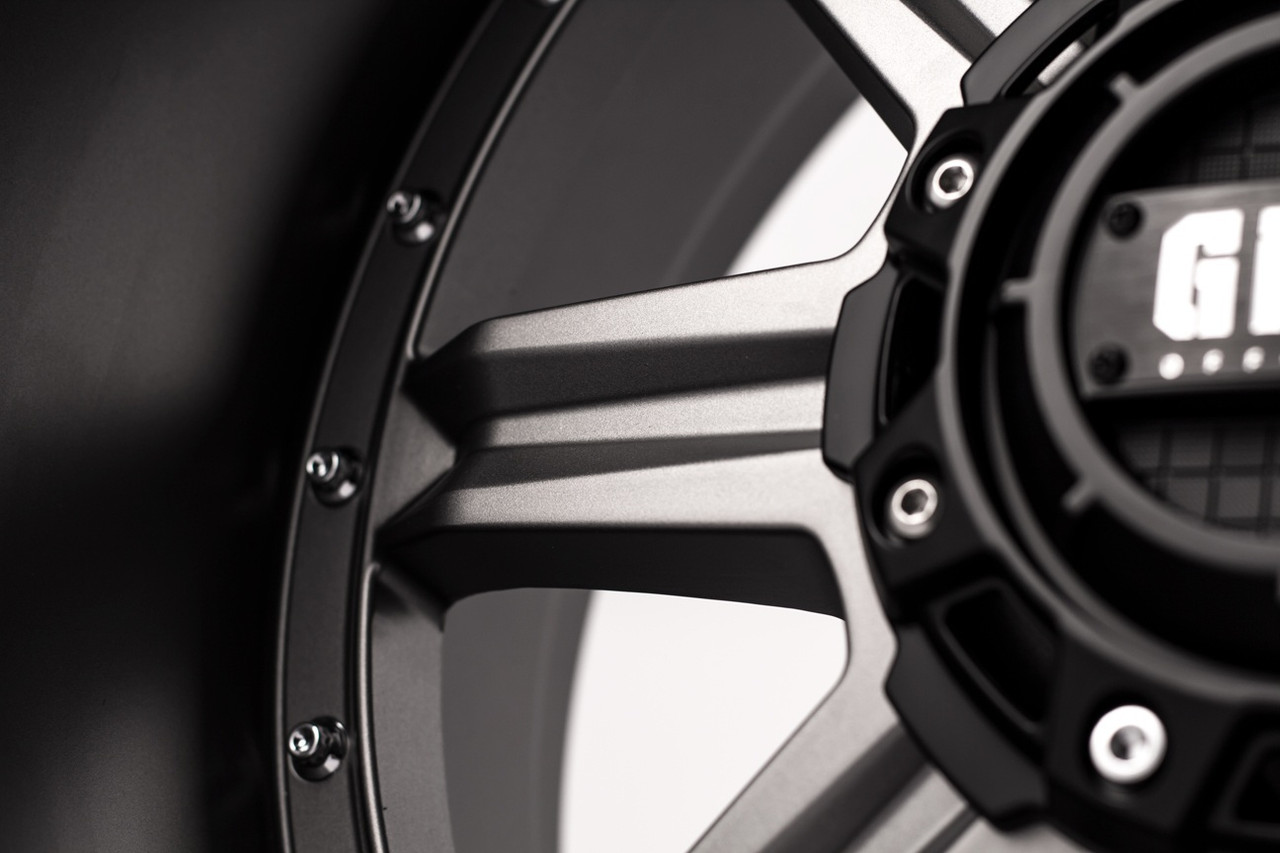 20" Grid Offroad GD10 20x9 6x5.5 18mm Matte Anthracite For Chevy GMC Ram Wheel