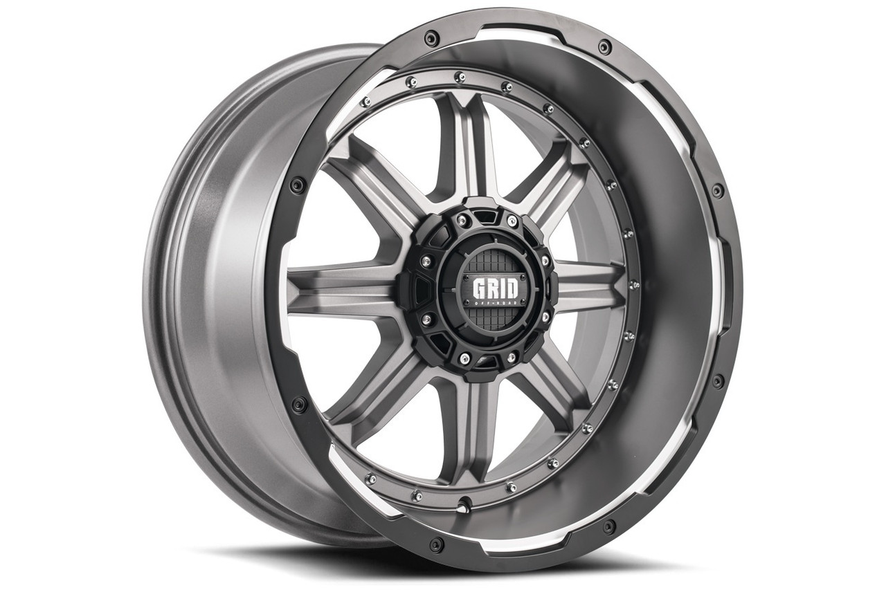 20" Grid Offroad GD10 20x9 6x4.5 35mm Wheel Matte Anthracite Rim