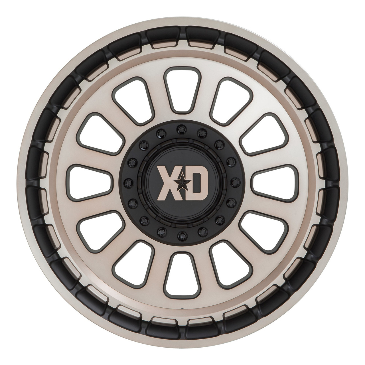 XD XD856 Omega 17x9 6x120 6x5.5 Satin Black With Bronze Tint Wheel 17" 18mm Rim