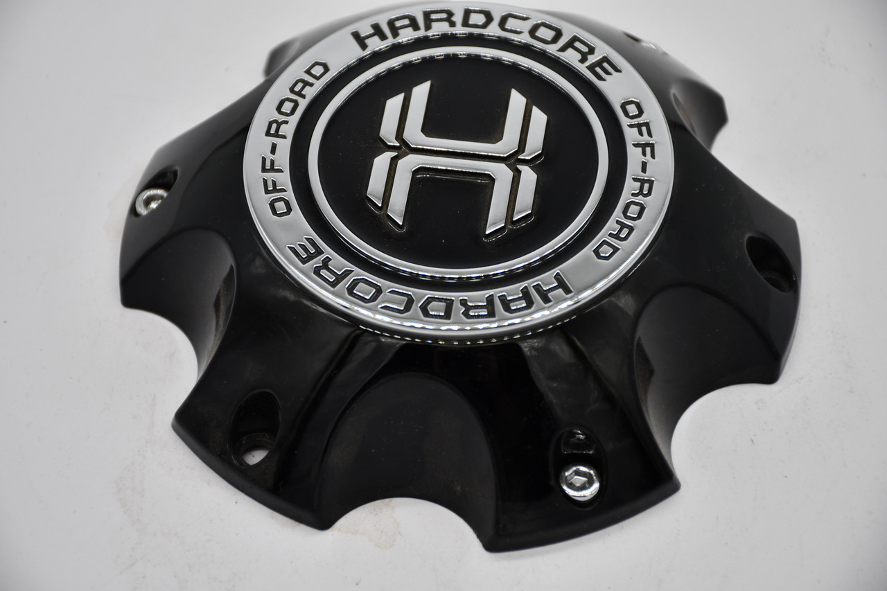 Hardcore Offroad Gloss Black Wheel Center Cap Hub Cap HC10-6H 139-3 5.4"