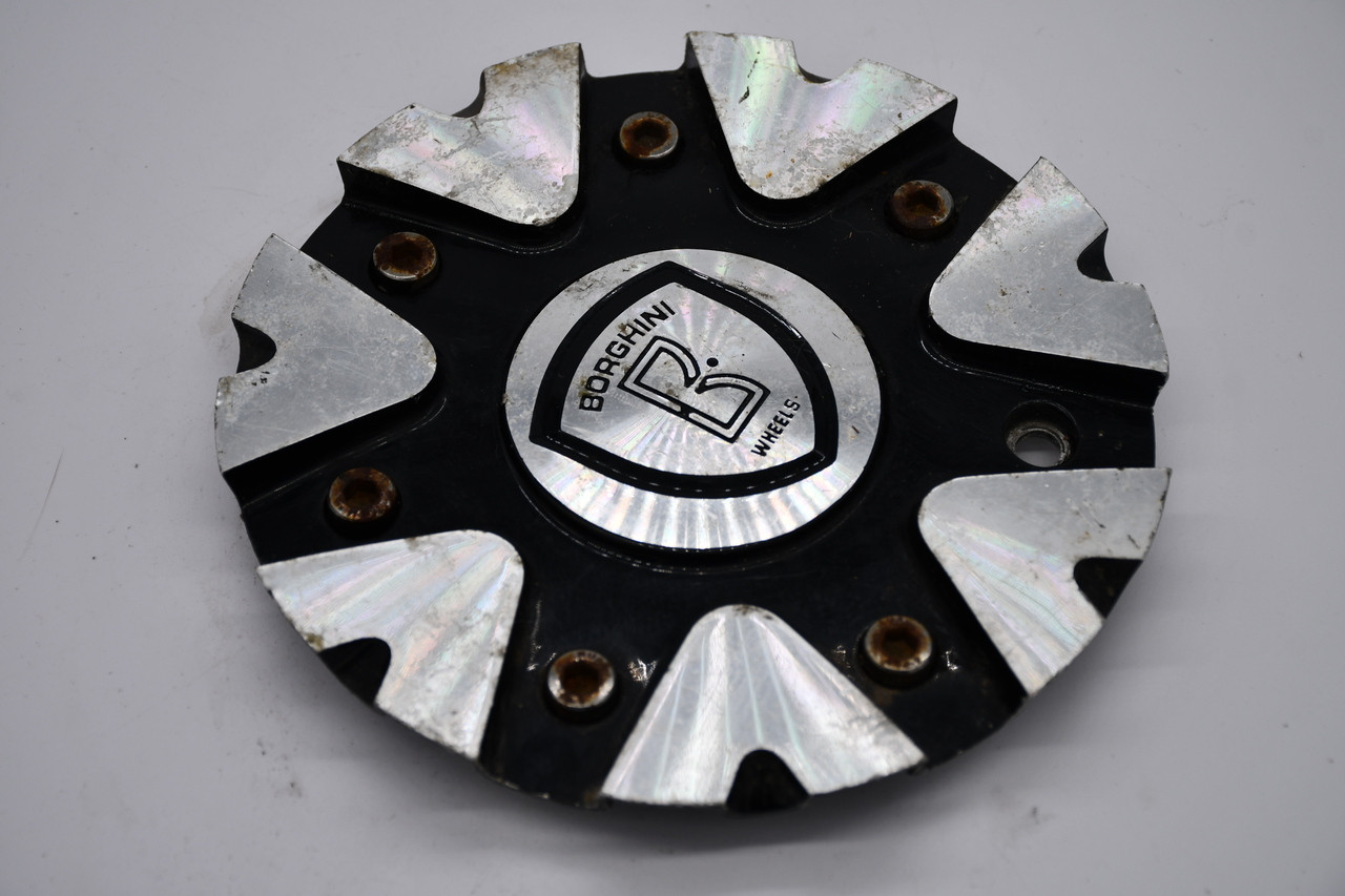 Borghini Chrome Wheel Center Cap Hub Cap CS419-01A-AL 7.1"