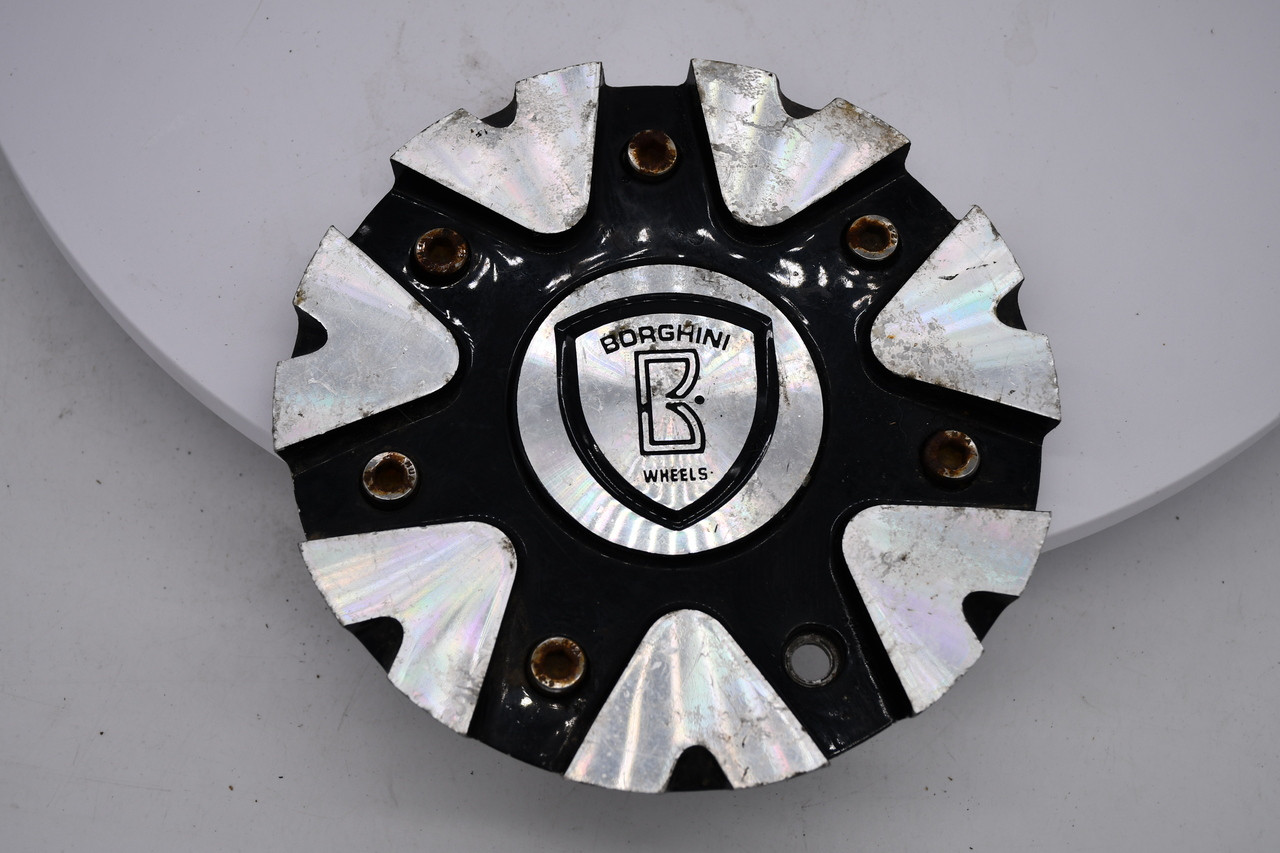 Borghini Chrome Wheel Center Cap Hub Cap CS419-01A-AL 7.1"