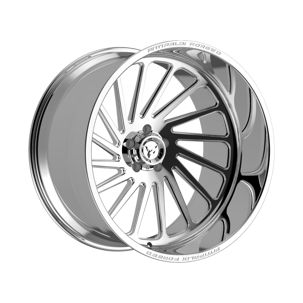 Set 4 24" Fittipaldi Offroad FTF503P Polished 24x12 6x5.5 -44mm Lifted Wheels