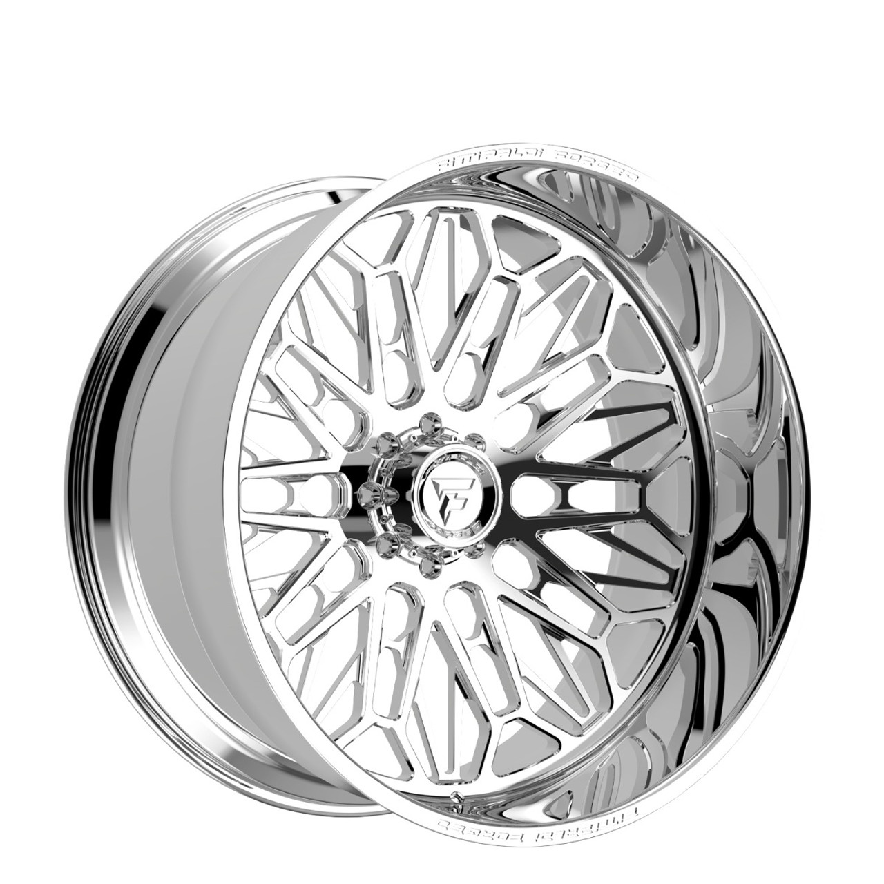 Set 4 28" Fittipaldi Offroad FTF509P 28x16 8x6.5 -101mm Wheels Polished Rims