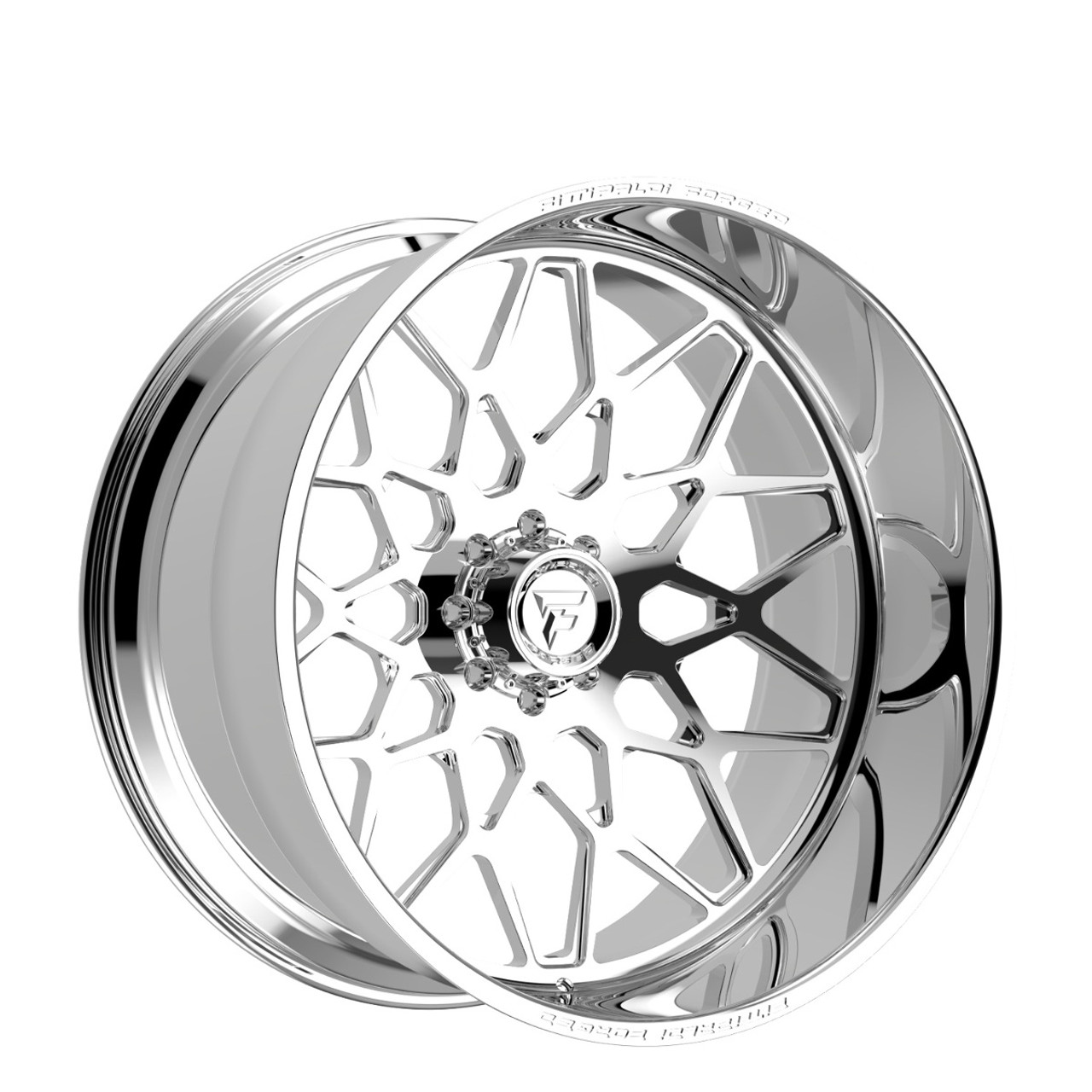 Set 4 30" Fittipaldi Offroad FTF508P 30x16 8x6.5 -101mm Wheels Polished Rims