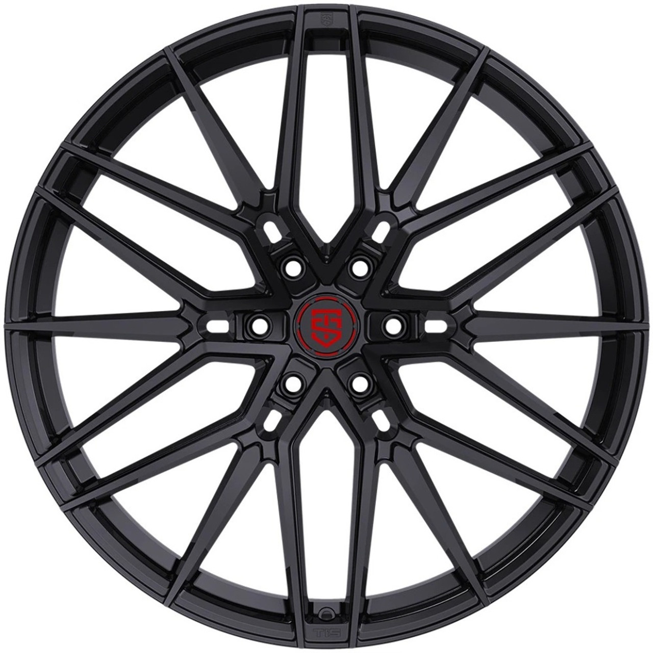 24" TIS Motorsports 506B 24x10 6x5.5 24mm Gloss Black For Chevy GMC Ram Cadillac