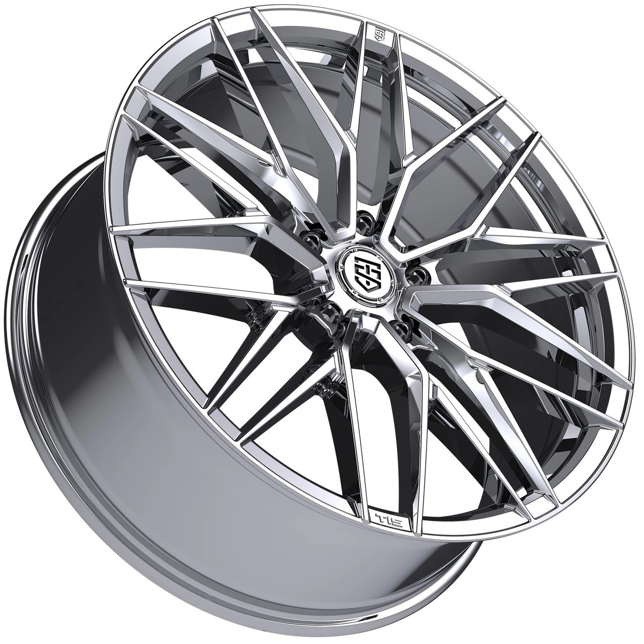 19" TIS Motorsports 505C 19x8.5 5x120 35mm Wheel Chrome Plated Rim