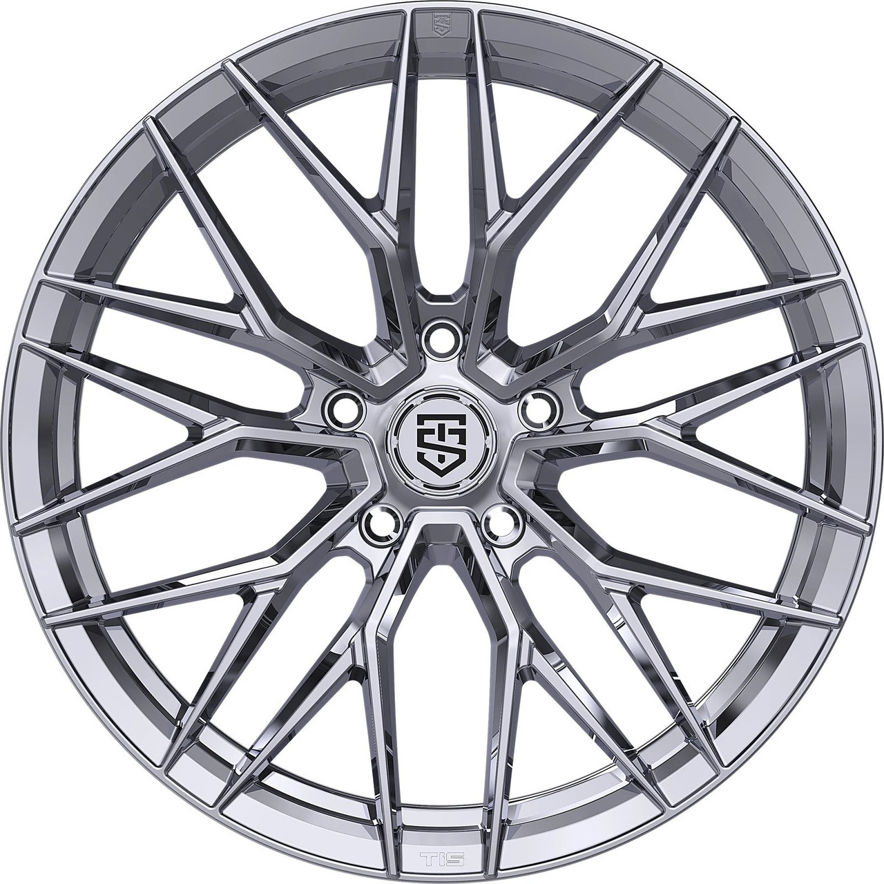 Set 4 18" TIS Motorsports 505C 18x8 5x120 35mm Wheels Chrome Plated Rims
