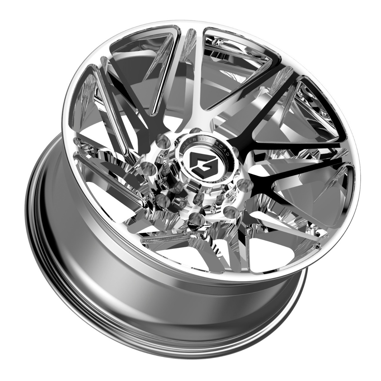 20" Gear Off Road 777C Vortex 20x9 8x170 00mm Wheel Chrome Plated For Ford Rim