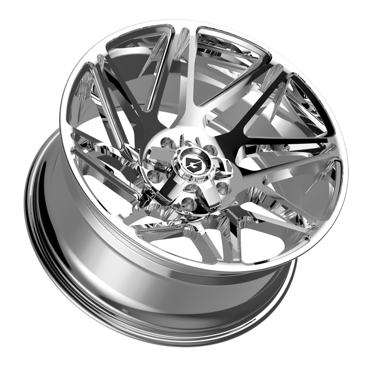 20" Gear Off Road 777C Vortex Chrome Plated 20x9 5x5 5x5.5 00mm For Jeep Dodge