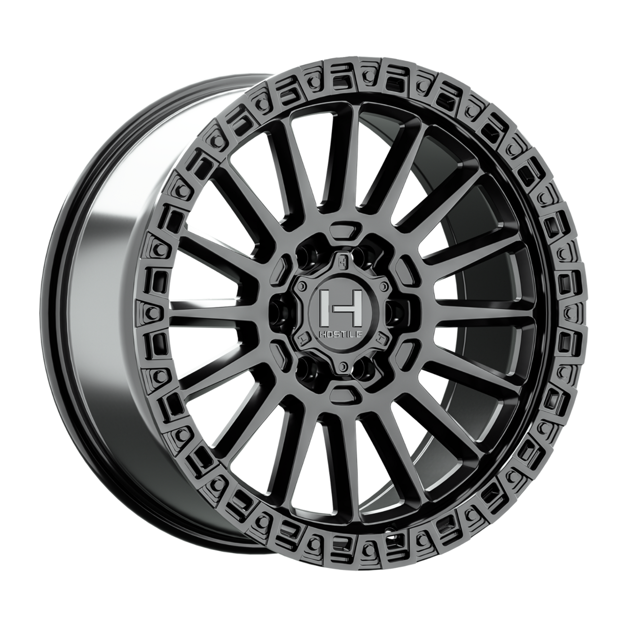 Set 4 17" Hostile H137 Battle 17x9 6x5.5 0mm Wheels Asphalt Truck Suv Rims
