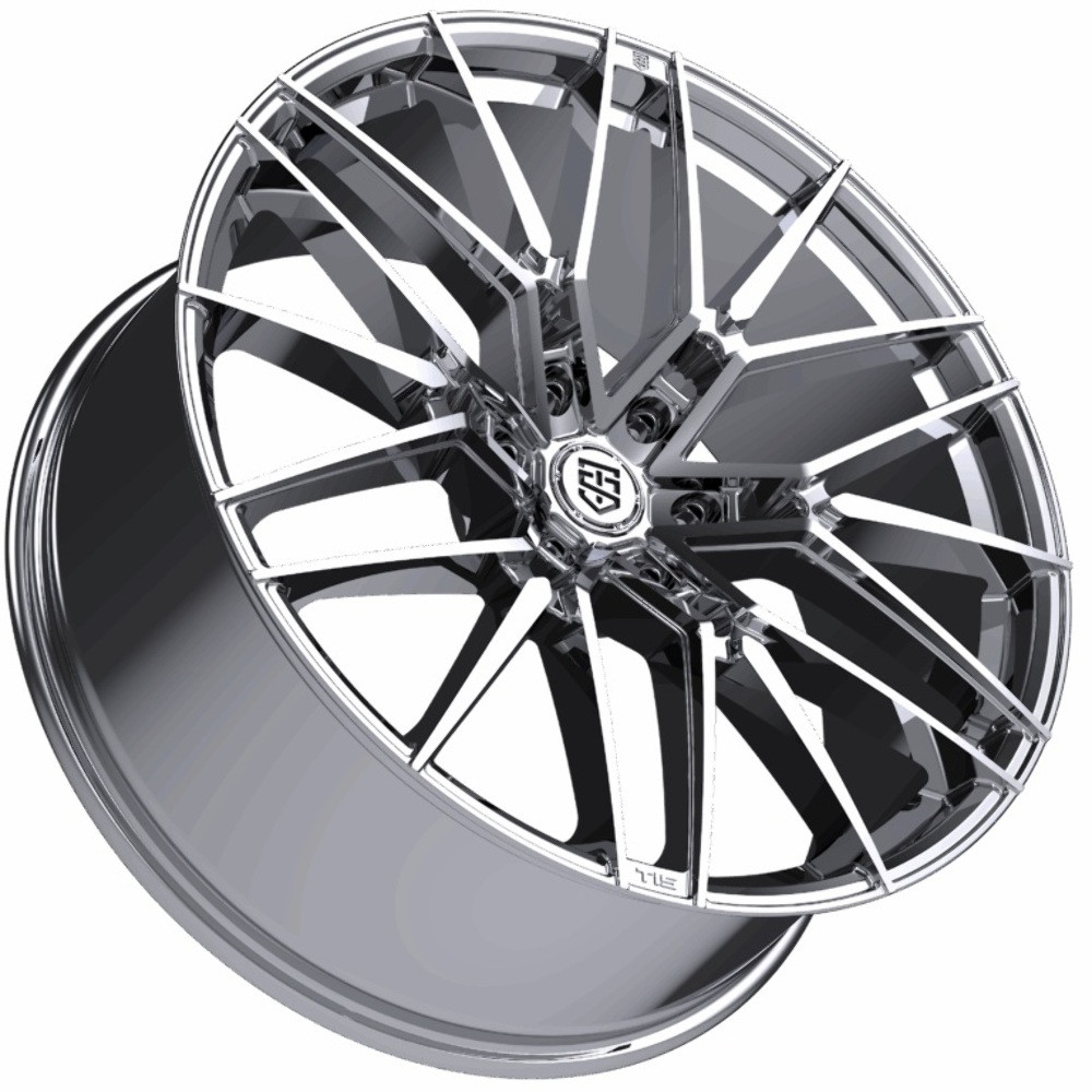 26" TIS Motorsports 506C 26x10 6x135 24mm Chrome Plated For Ford Lincoln Wheel