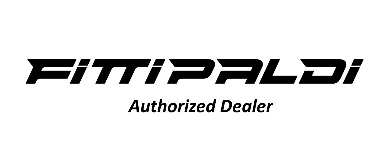 Fittipaldi Gloss Black Floating Logo 5/6 Lug Wheel Center Cap CAP-FORC-6-BB24F
