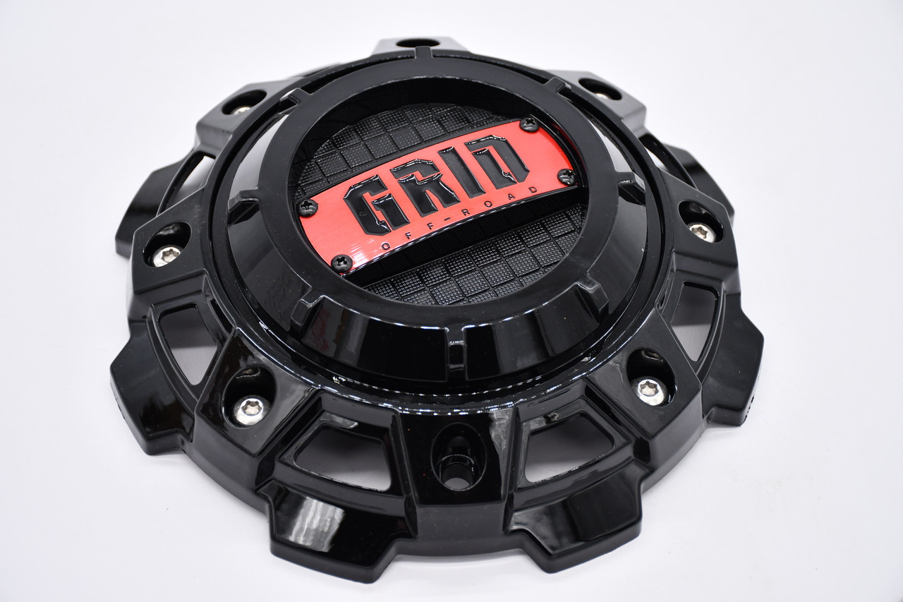 Gloss black wheel center cap