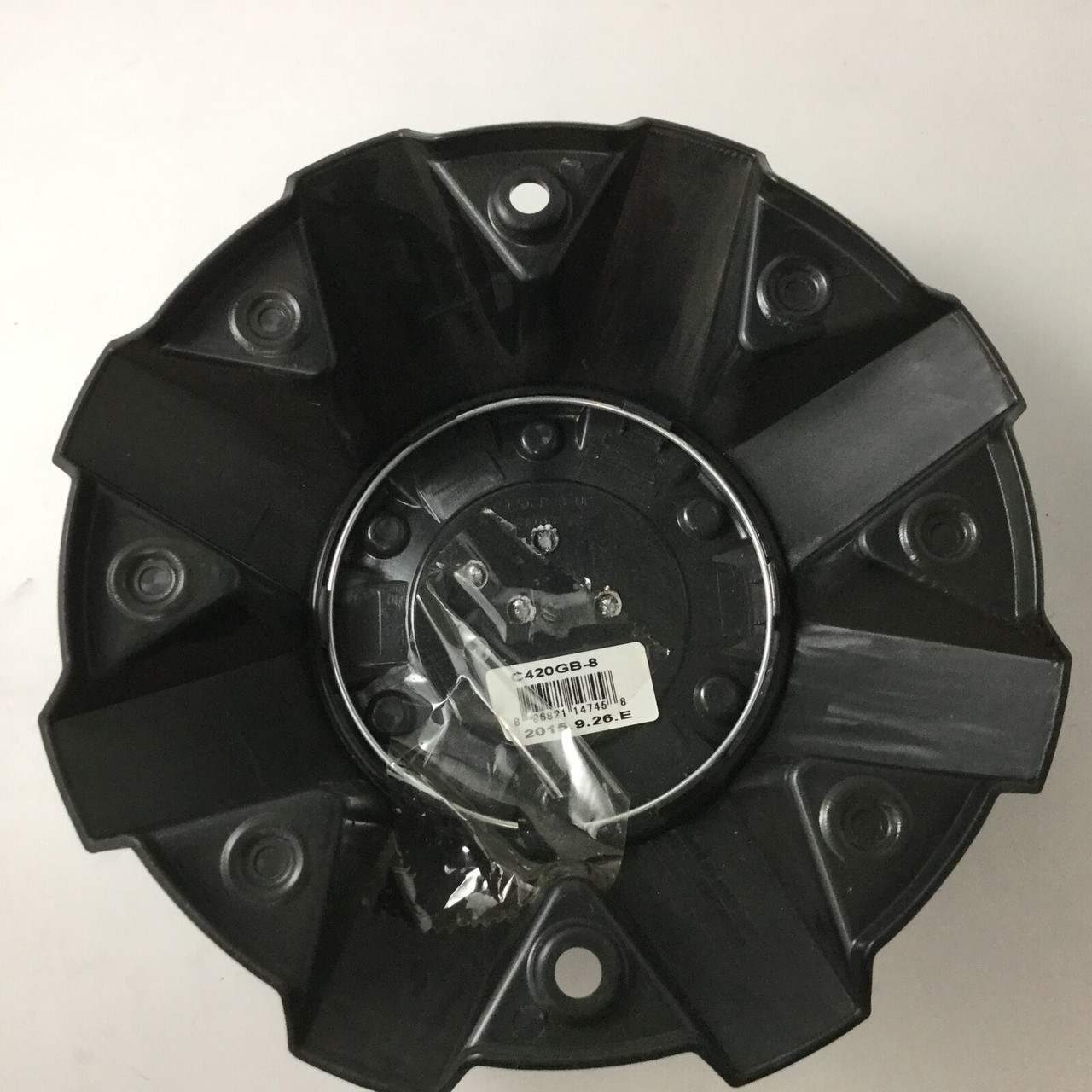 Vision Wheel 420 413 422 423 Center Cap Gloss Black C420GB-8 Fits