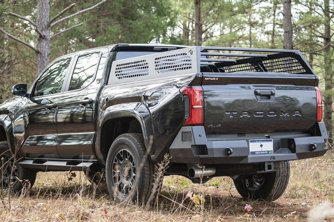 Fab Fours 24-25 Toyota Tacoma Half Rack (5.5' Short Bed) RACK02-1 Matte Finish Bed Cargo Rack Powder Coated Steel