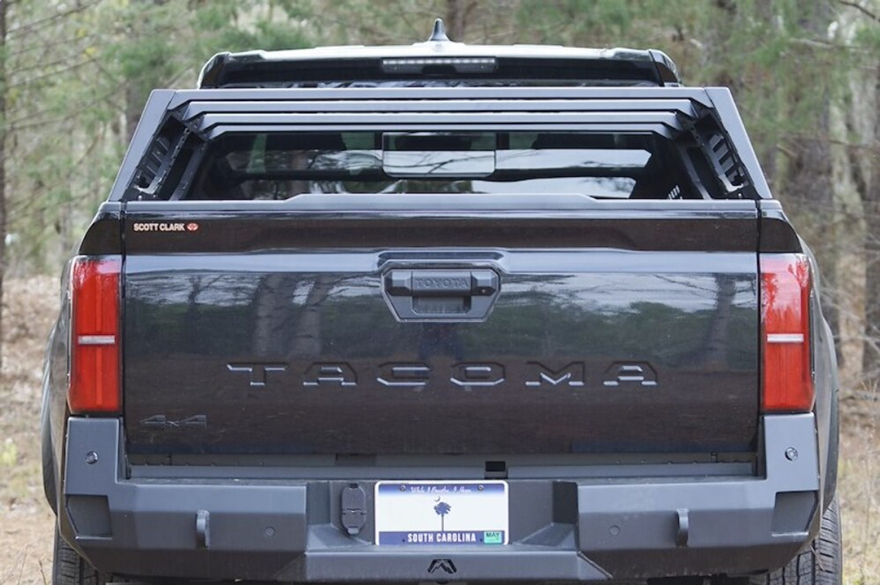 Fab Fours 24-25 Toyota Tacoma Half Rack (5.5' Short Bed) RACK02-1 Matte Finish Bed Cargo Rack Powder Coated Steel